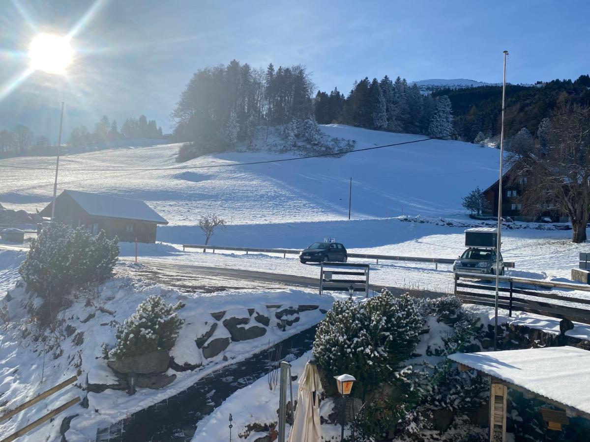 Aparthotel-Almgasthaus Gemsli - A Bisal Oesterreich Ueberm Schweizer Rheintal Sevelen Zewnętrze zdjęcie